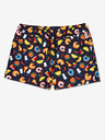 Happy Socks Černé klučičí plavky Happy Socks Junk Food