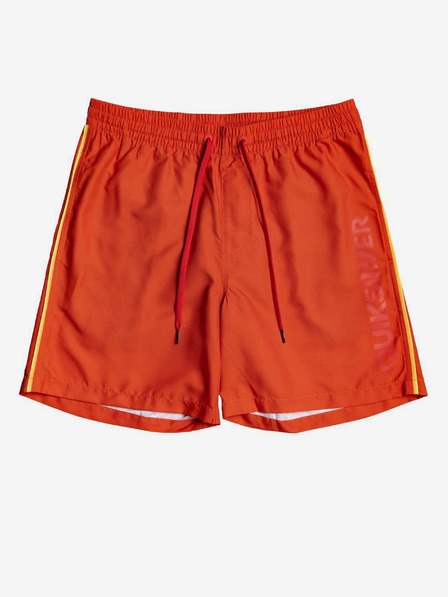 Quiksilver Oranžové klučičí plavky Quiksilver Vert Volley 14
