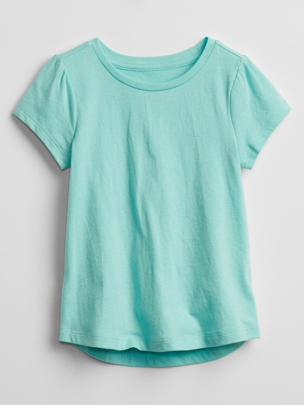 GAP Modré holčičí dětské tričko mix and match swing t-shirt GAP