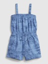 GAP Baby lněný vzorovaný overal GAP
