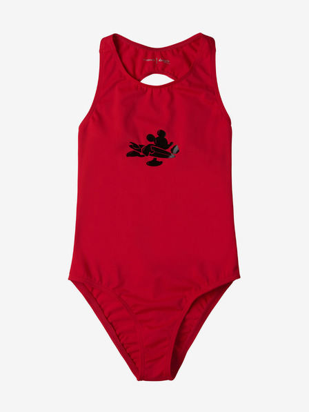 O'Neill Červené holčičí jednodílné plavky O'Neill PG MICKEY SWIMSUIT