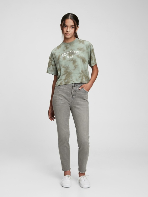 GAP Dětské džíny sky high skinny ankle GAP