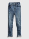 GAP Dětské džíny high rise skinny stretch GAP