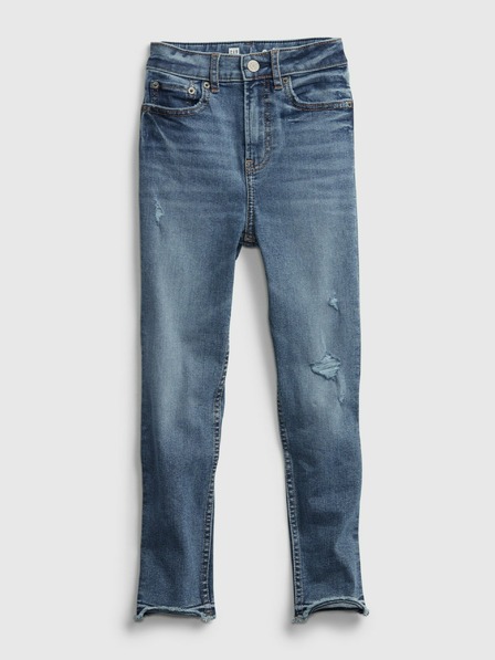 GAP Dětské džíny high rise skinny stretch GAP