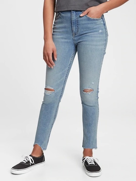 GAP Dětské džíny sky high rise skinny ankle GAP