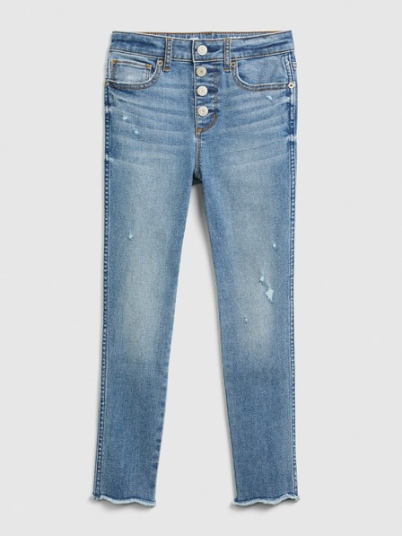 GAP Dětské džíny jeggings high rise distressed GAP