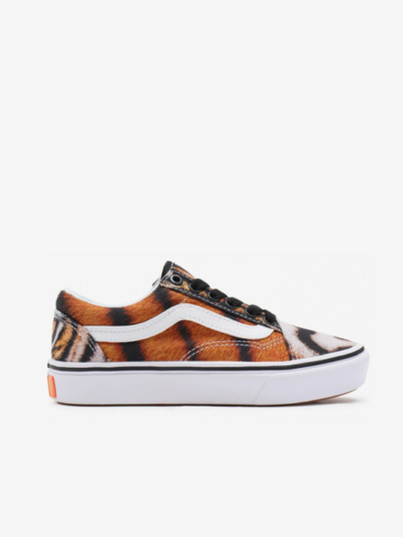 Vans Oranžové dívčí vzorované tenisky Vans