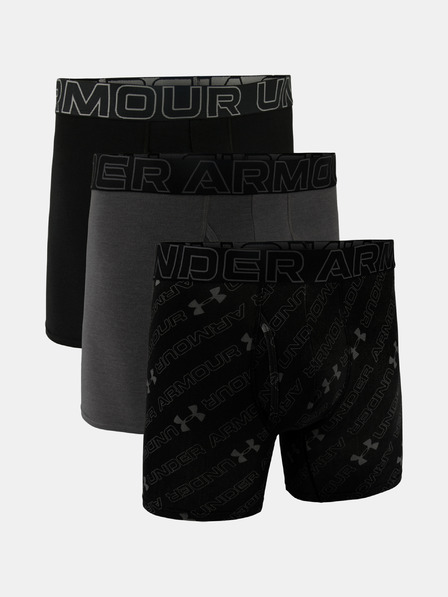 Under Armour Pánské boxerky Under Armour M UA Perf Cotton Nov 6in - 3pk