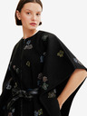 Desigual Černé dámské vzorované pončo Desigual  Threadflor Milan