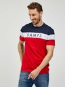 Sam 73 Modro-červené pánské tričko SAM 73 Kavix