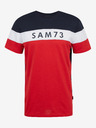 Sam 73 Modro-červené pánské tričko SAM 73 Kavix