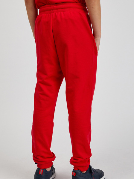 Sam 73 Červené unisex dětské tepláky SAM73 Kanz