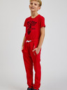 Sam 73 Červené unisex dětské tepláky SAM73 Kanz