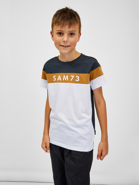 Sam 73 Modro-bílé klučičí tričko SAM 73 Kallan