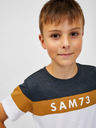 Sam 73 Modro-bílé klučičí tričko SAM 73 Kallan