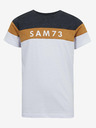 Sam 73 Modro-bílé klučičí tričko SAM 73 Kallan