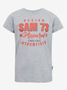 Sam 73 Světle šedé klučičí žíhané tričko SAM 73 Janson