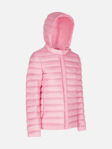 Geox Růžová dámská péřová bunda Geox Jaysen