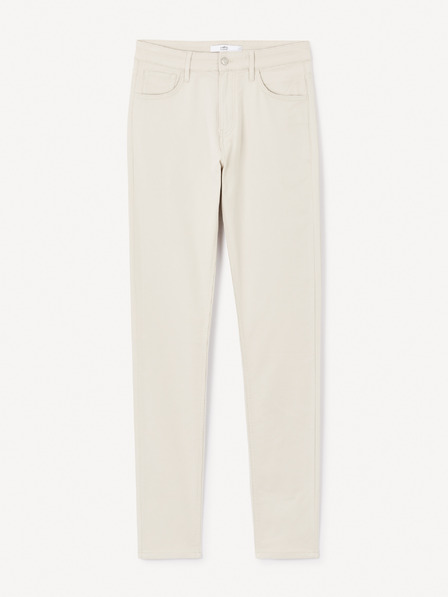 Celio Béžové pánské slim kalhoty Celio Jofive 30