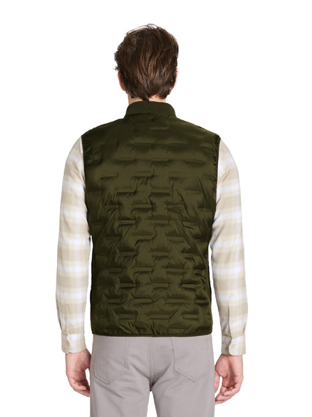Celio Khaki pánská vesta Celio Jubianco