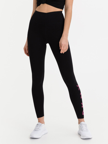 DKNY Černé legíny DKNY Glow Logo