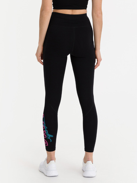 DKNY Černé legíny DKNY Glow Logo