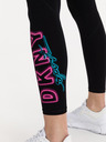 DKNY Černé legíny DKNY Glow Logo