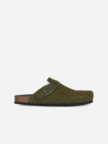 Geox Khaki pánské pantofle Geox Ghita