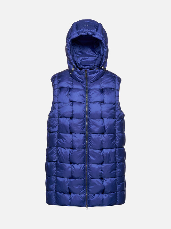 Geox Modrá dámská vesta Geox Diamond