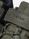 Geox Tmavě zelená chlapecká kotníková obuv Geox Flexyper B Abx