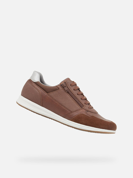Geox Hnědé pánské tenisky Geox Avery