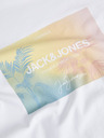 Jack & Jones Bílé pánské tričko Jack & Jones Aruba