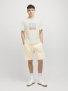 Jack & Jones Béžové pánské tričko Jack & Jones Aruba