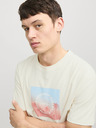Jack & Jones Béžové pánské tričko Jack & Jones Aruba