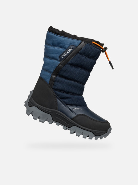 Geox Modrá chlapecká zimní obuv Geox Himalaya Abx