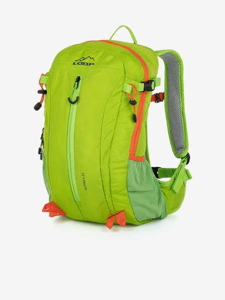 Loap Oranžovo-zelený turistický batoh 25 l LOAP Alpinex 25