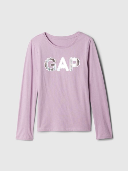 GAP Dětské tričko s metalickým logem Gap
