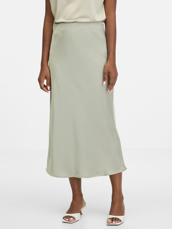 Orsay Khaki dámská midi sukně ORSAY