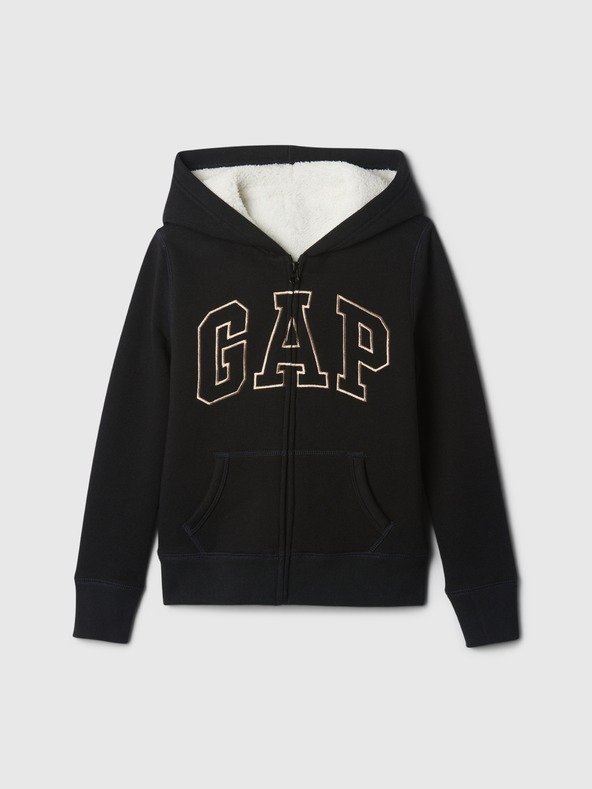 GAP Dětská sherpa mikina s logem