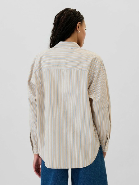 GAP Pruhovaná oversize košile Poplin Big Shirt GAP