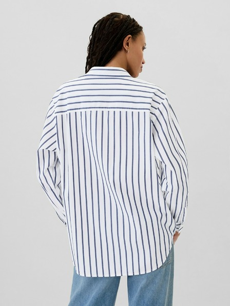 GAP Pruhovaná oversize košile Poplin Big Shirt GAP