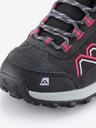 ALPINE PRO Tmavě šedé dámské outdoorové boty s membránou PTX ALPINE PRO Wuteve
