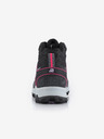 ALPINE PRO Tmavě šedé dámské outdoorové boty s membránou PTX ALPINE PRO Wuteve