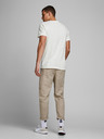 Jack & Jones Krémové tričko s knoflíky Jack & Jones Esplit