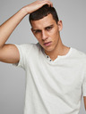 Jack & Jones Krémové tričko s knoflíky Jack & Jones Esplit