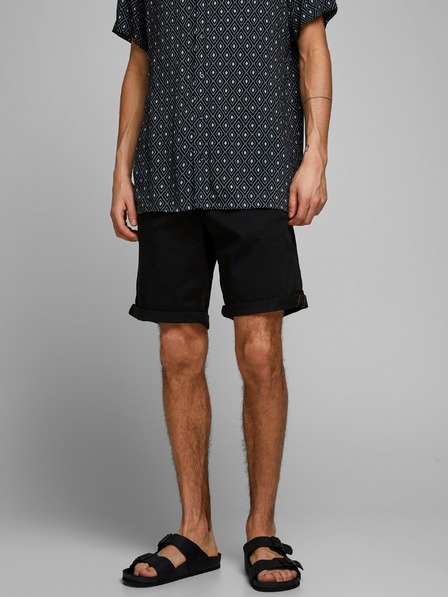 Jack & Jones Černé kraťasy Jack & Jones Bowie