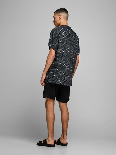 Jack & Jones Černé kraťasy Jack & Jones Bowie