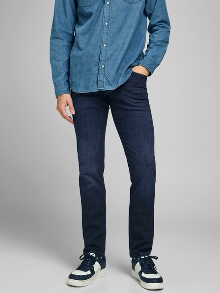 Jack & Jones Tmavě modré slim fit džíny Jack & Jones Glenn