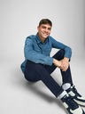 Jack & Jones Tmavě modré slim fit džíny Jack & Jones Glenn