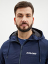 Jack & Jones Tmavě modrá pánská lehká bunda s kapucí Jack & Jones Rush
